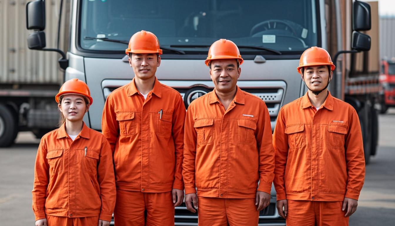 Raghavendra Trailor Service operations team in India